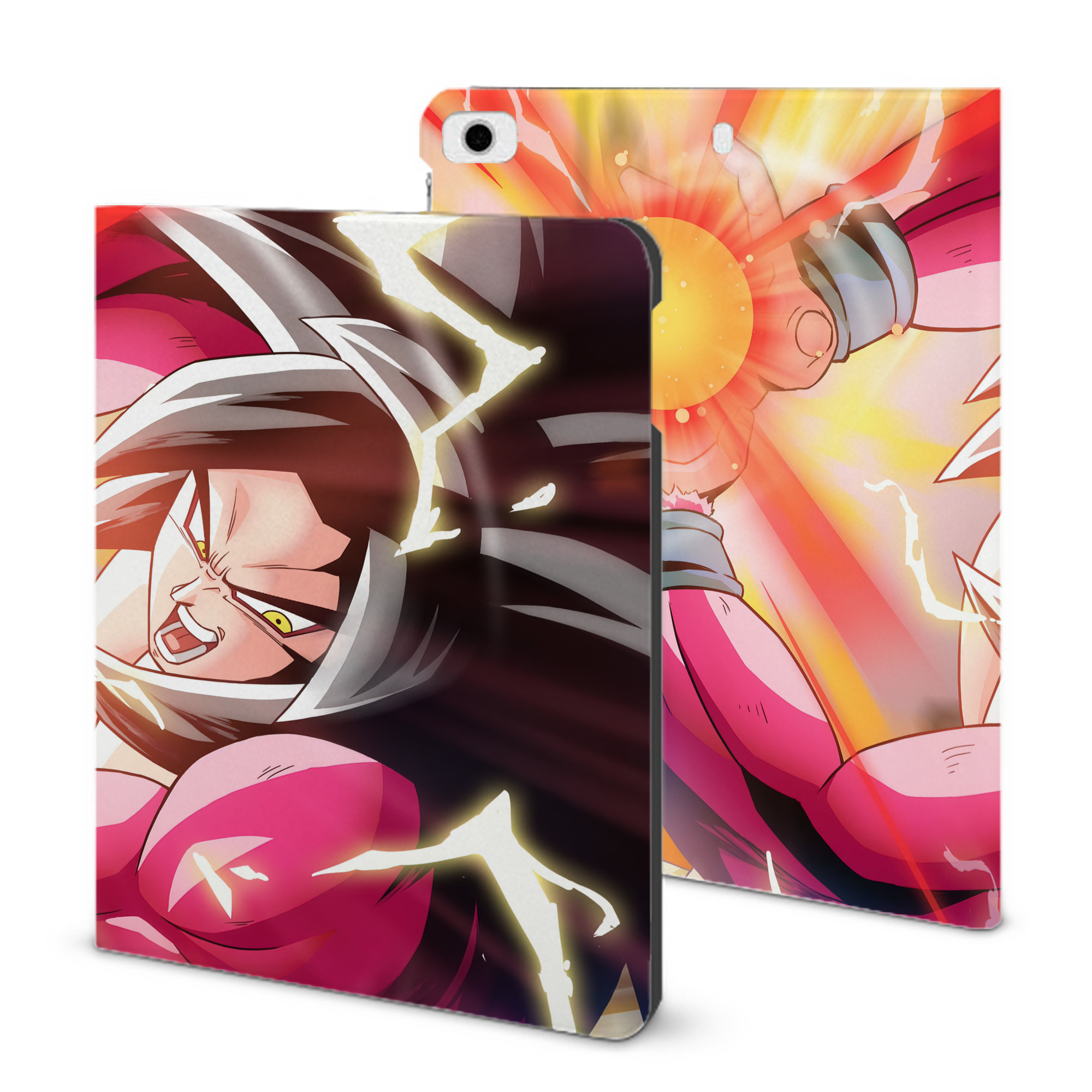 （画像用） ドラゴンボール DRAGON BALL IPad ケース ブック型 PUレザー TPU 耐衝撃 軽量 薄型 ペン収納なし 全面保護 IPad 各モデル対応